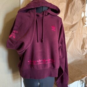 Adidas cropped  hoodie